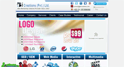 Desktop Screenshot of 5icreations.com