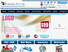 Tablet Screenshot of 5icreations.com